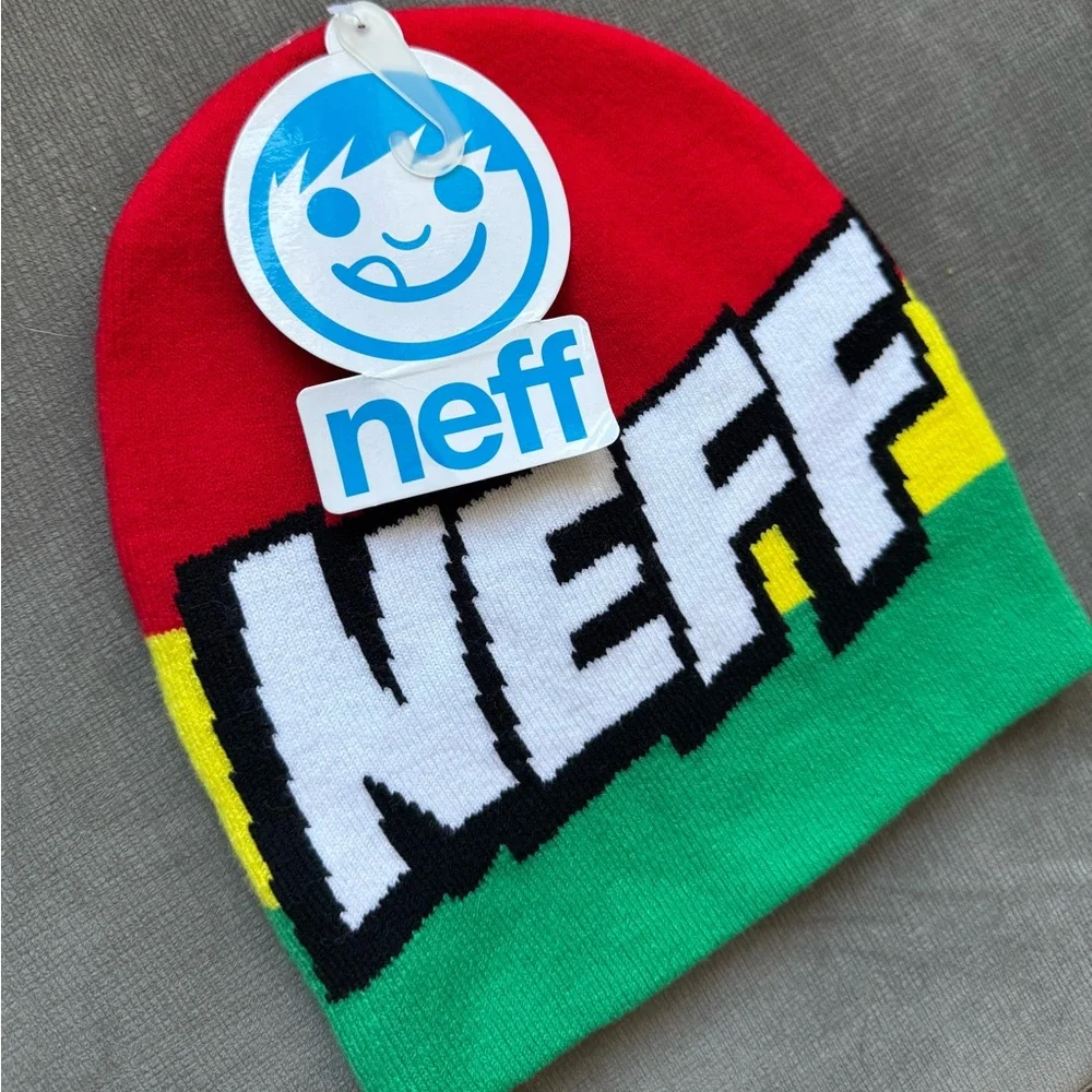Neff Beanie / Color Rasta / One Size / New - Picture 3 of 6